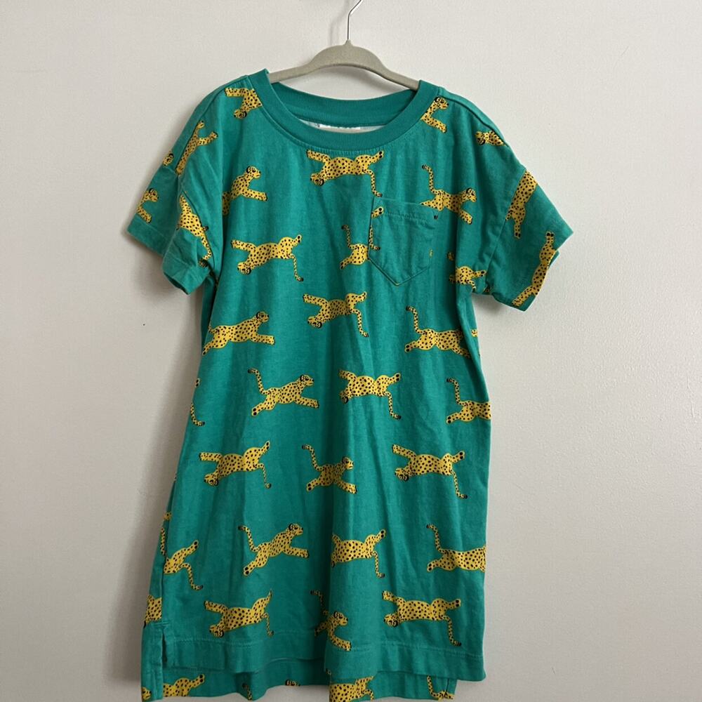 Hanna Andersson Cheetah T-Shirt Dress - Picture 3 of 7